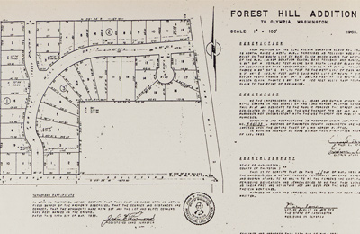 Forrest Hills Development in 1962
