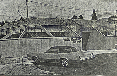 Virgil Adams Real Estate gets a new office in 1976