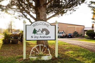 N Joy Arabians sign N Joy Arabians