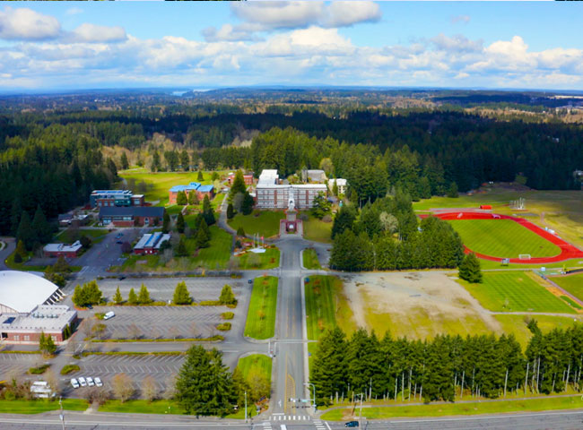 Saint Martin's University located in the heart of Lacey